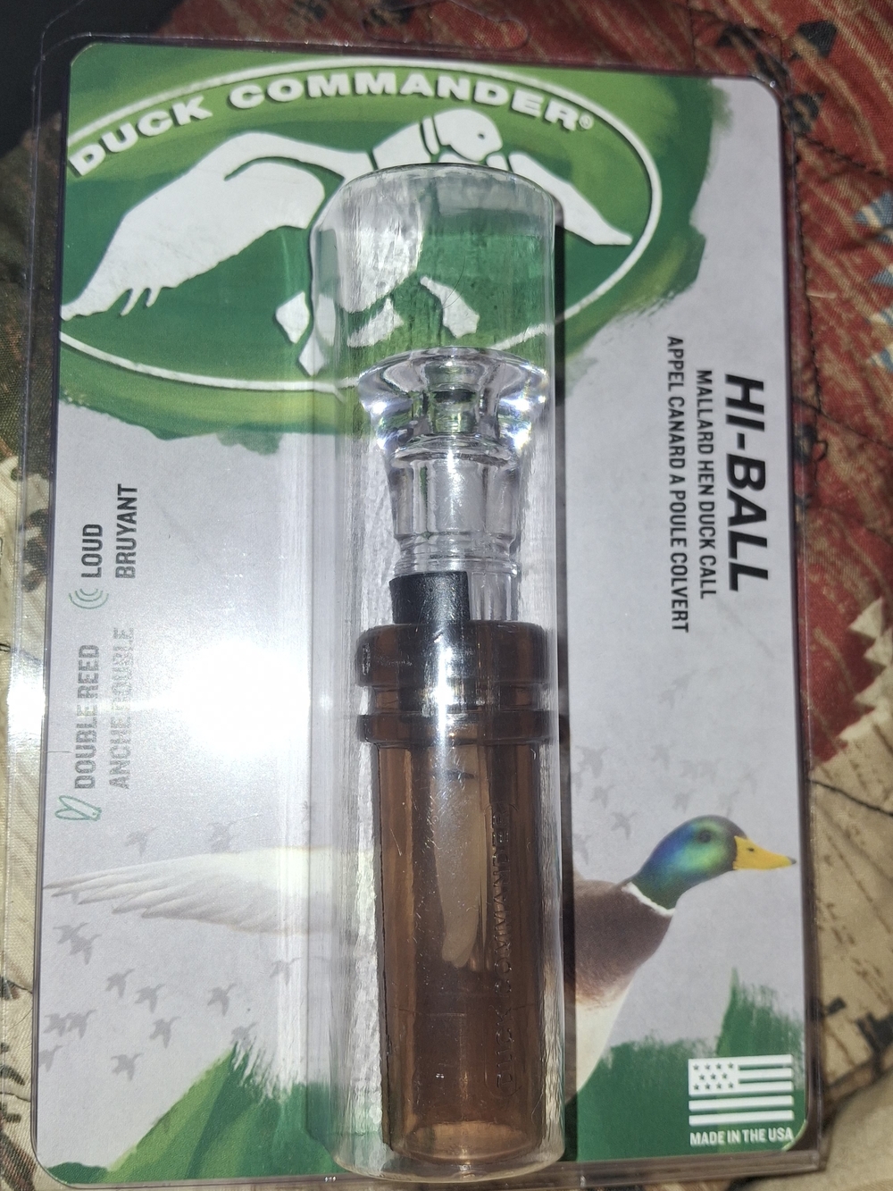 Hi-Ball Mallard Hen Duck Call — Brown/Clear by Duck Commander